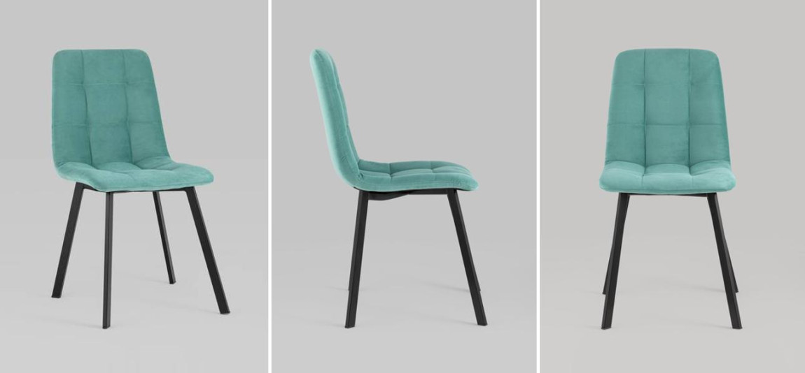 Стул NANCY S Chair Мятный Велюр