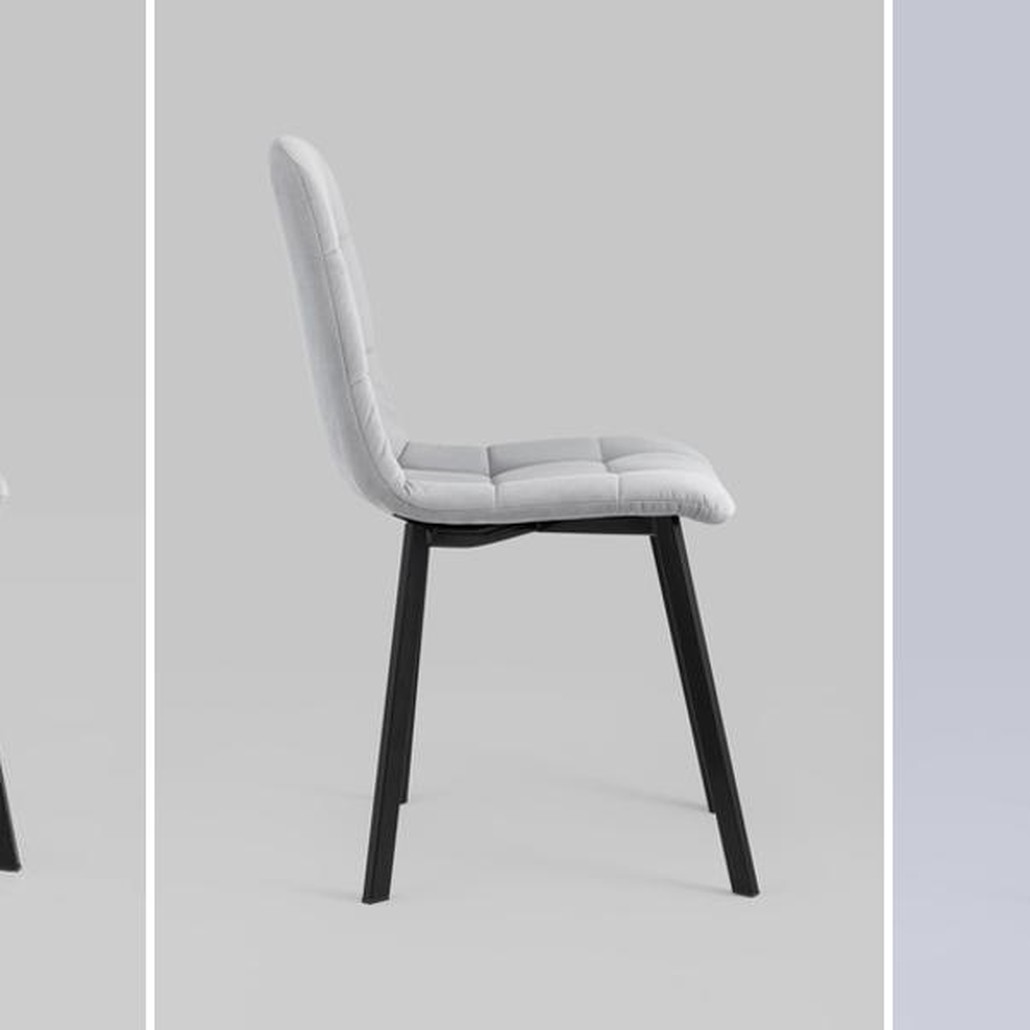 Стул NANCY S Chair Светло-Серый велюр