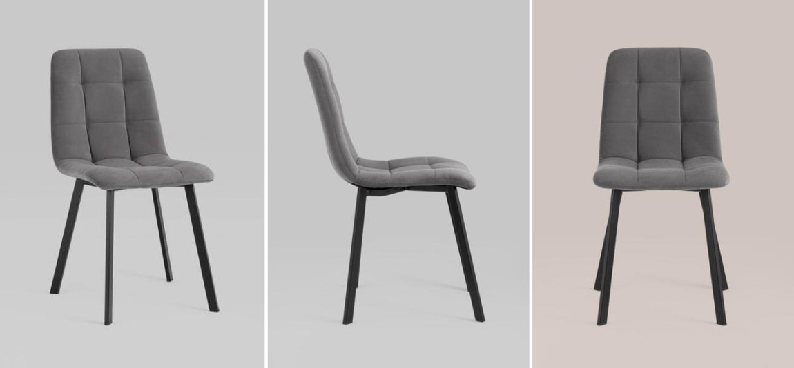 Стул NANCY S Chair Темно-Серый