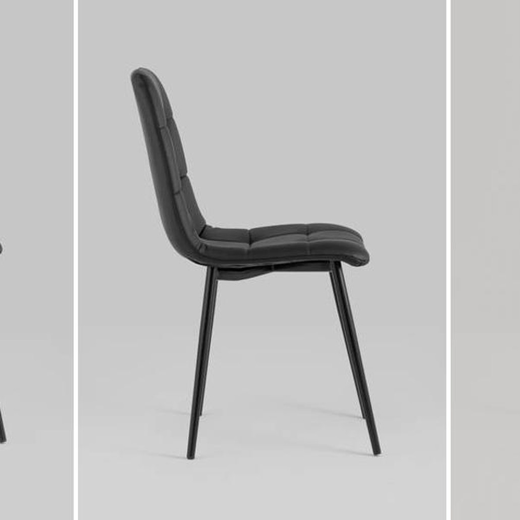 Стул NANCY S Chair Черная Экокожа