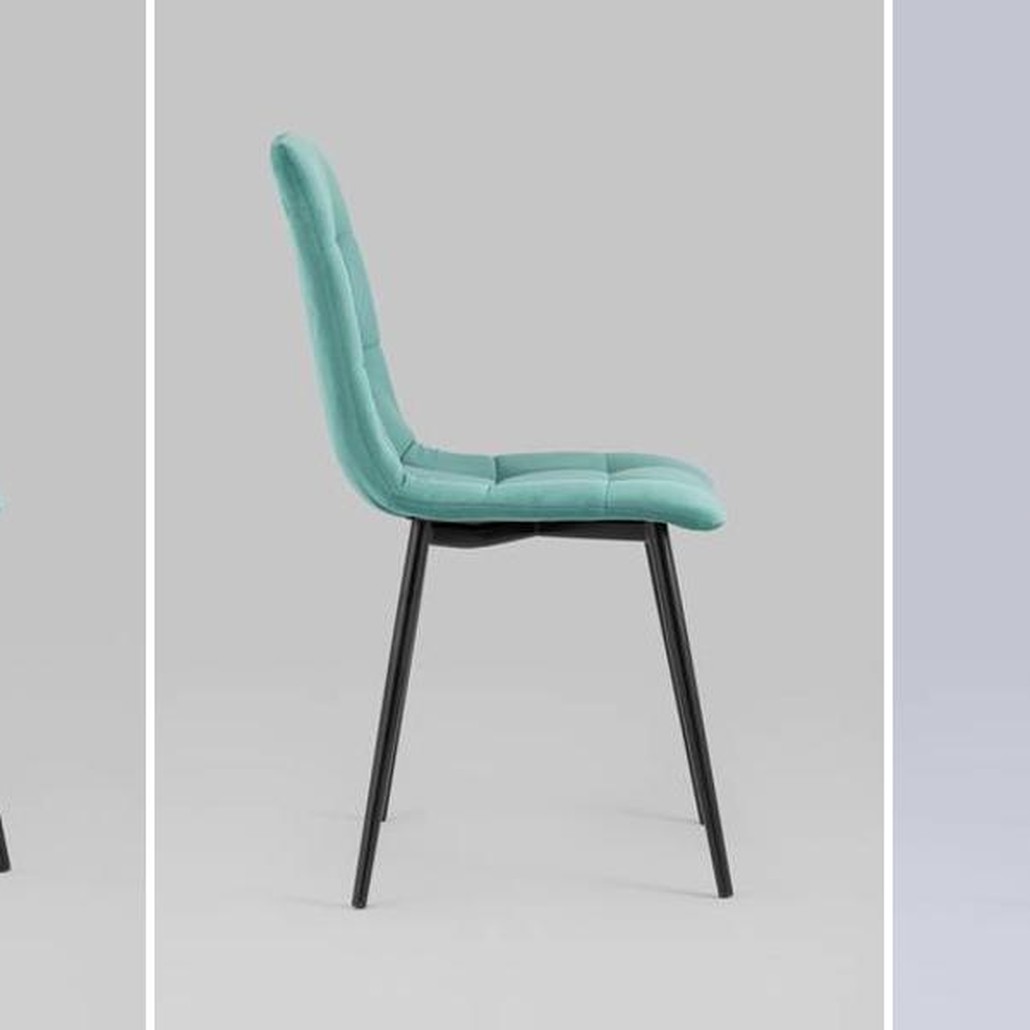 Стул NANCY S-2 Chair Бирюзовый Велюр