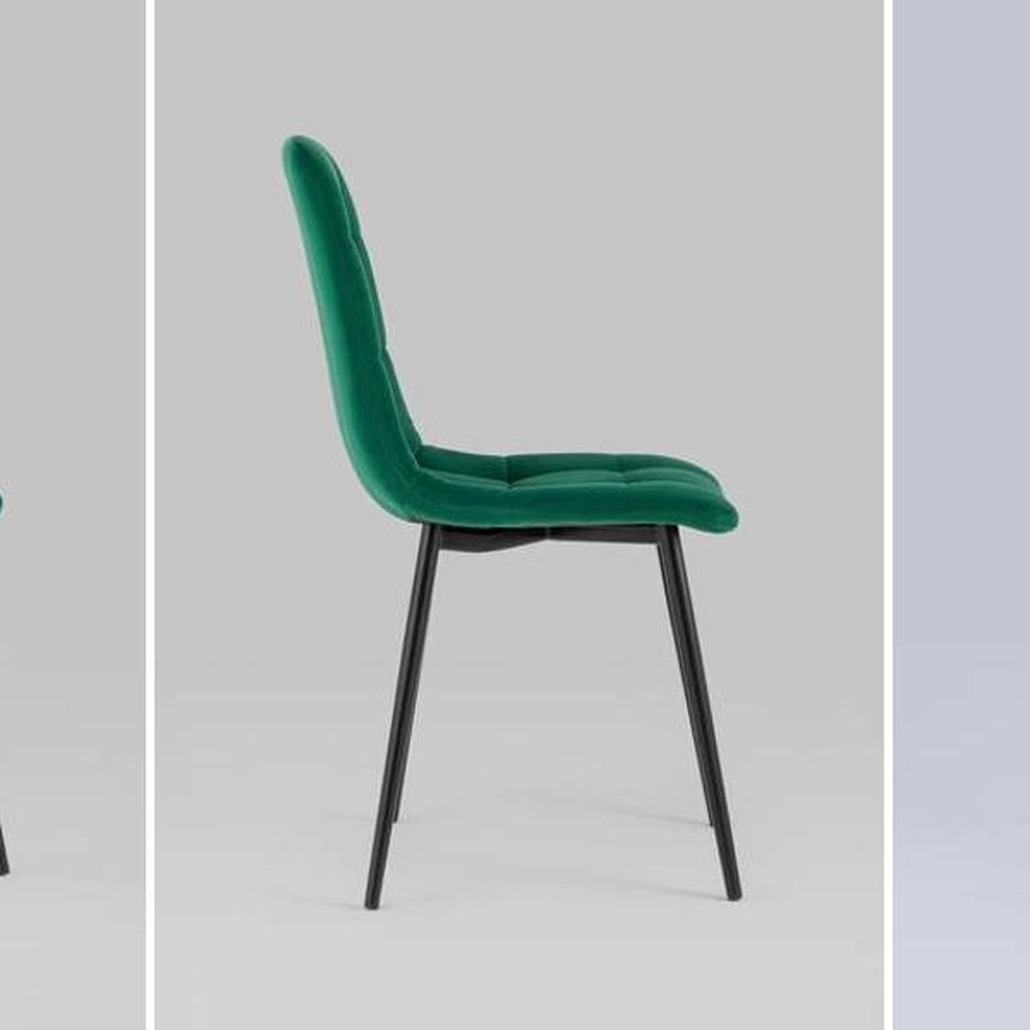 Стул NANCY S-2 Chair Изумрудный Велюр