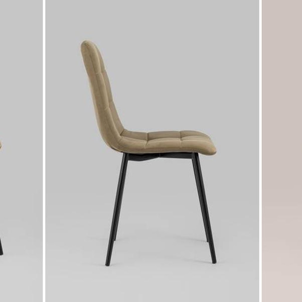 Стул NANCY S-2 Chair Коричневый Велюр