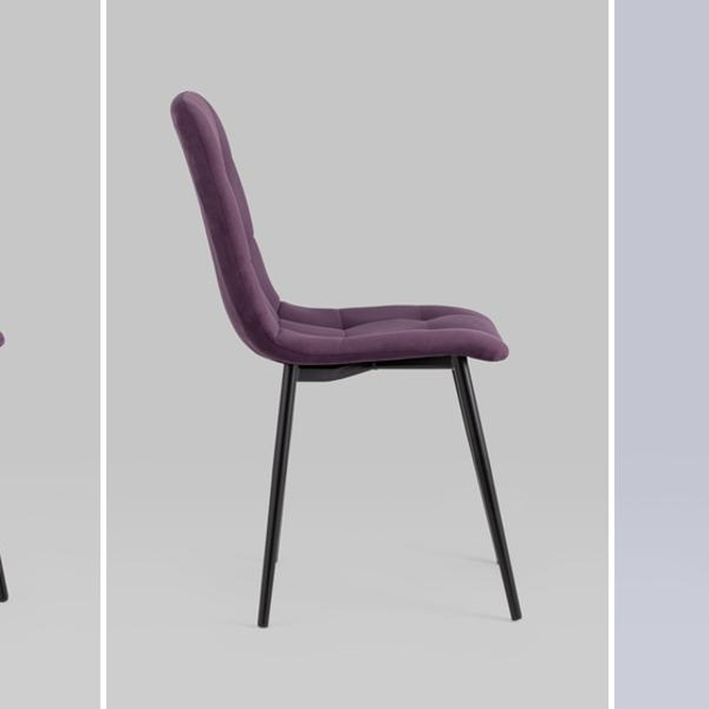 Стул NANCY S-2 Chair Пыльно-Фиолетовый Велюр