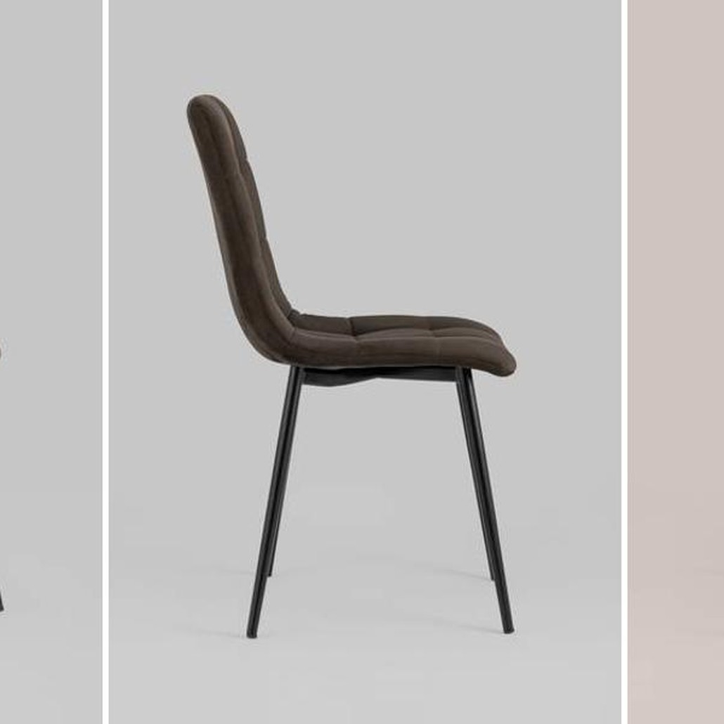 Стул NANCY S-2 Chair Шоколадный Велюр