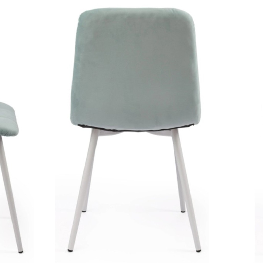 Стул Nancy Velour Light Blue Chair