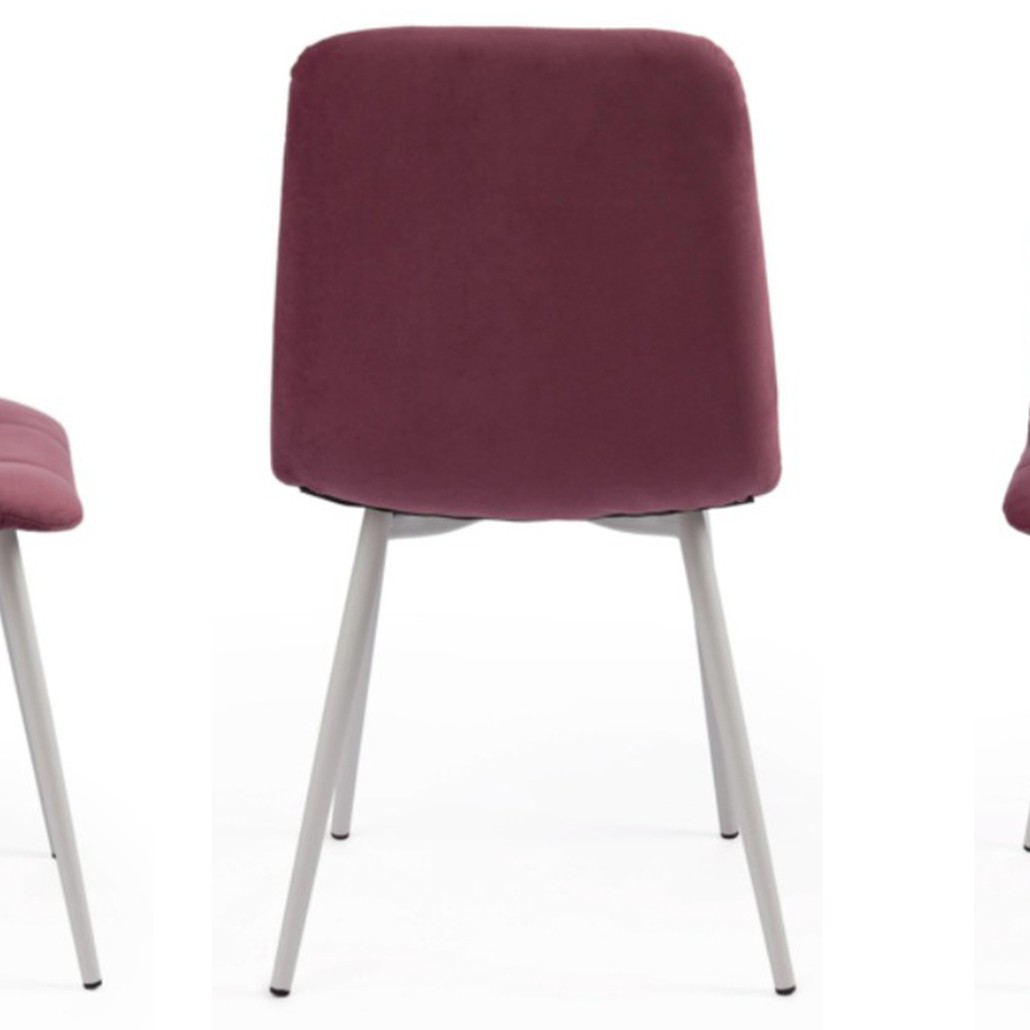 Стул Nancy Velour Plum Chair