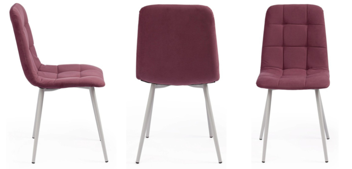 Стул Nancy Velour Plum Chair