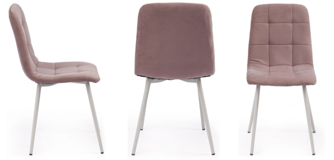 Стул Nancy Velour Smoky Rose Chair