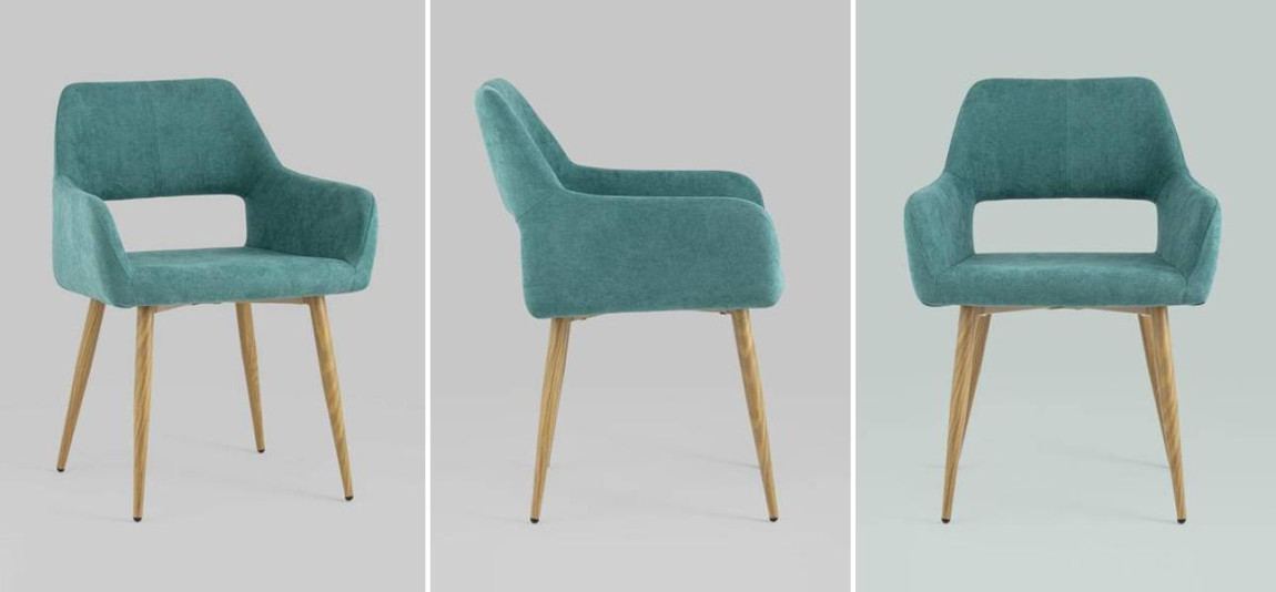 Стул NEASAN Chair Бирюзовый Цвет