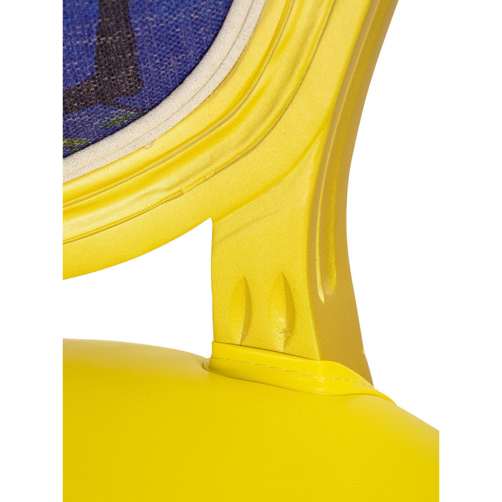 Стул Night owls with yellow design