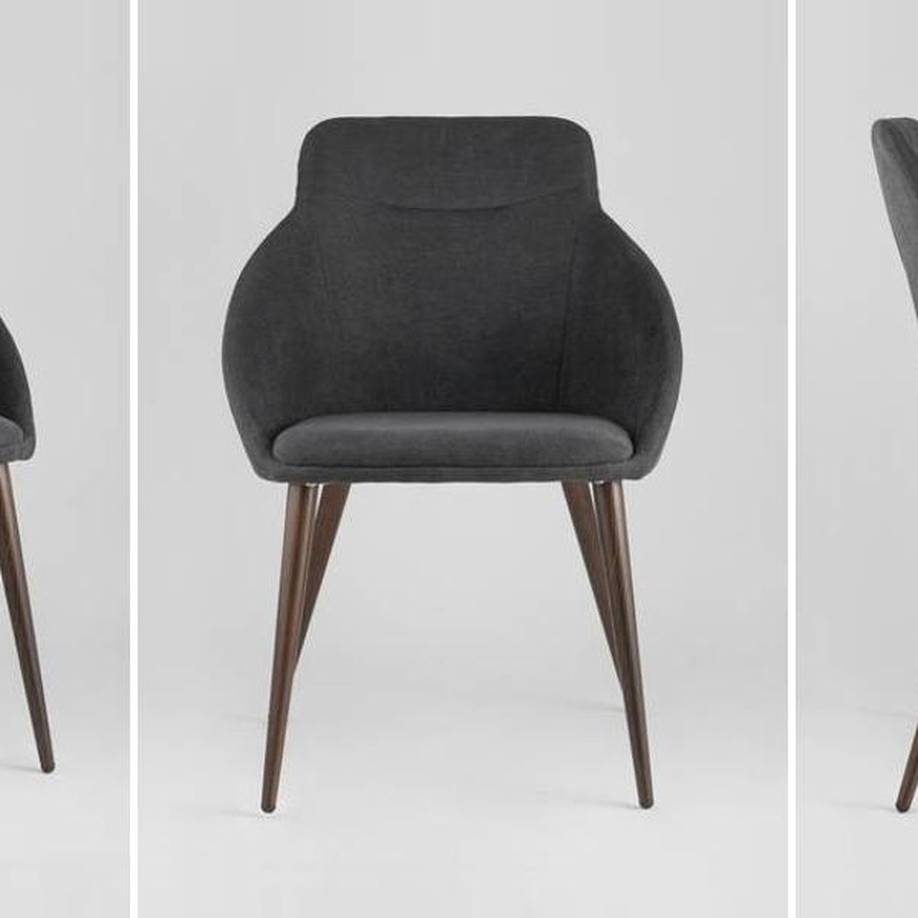 Стул Queenie Chair Серый Цвет