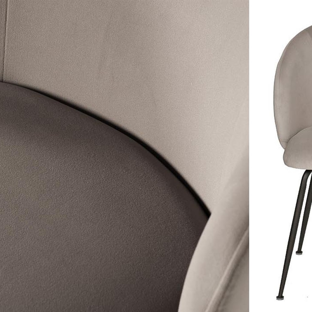 Стул Sadler Chair gray velor