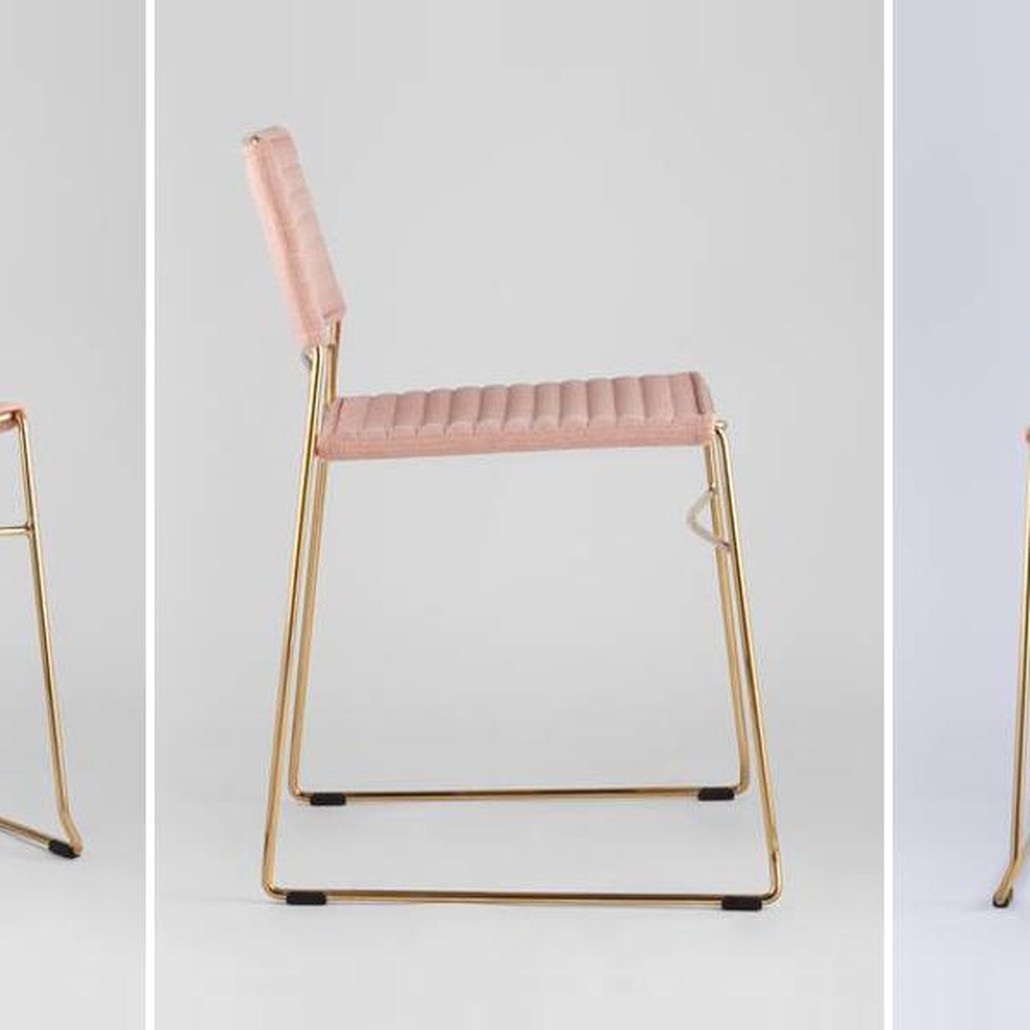 Стул Samuel Chair Розовый