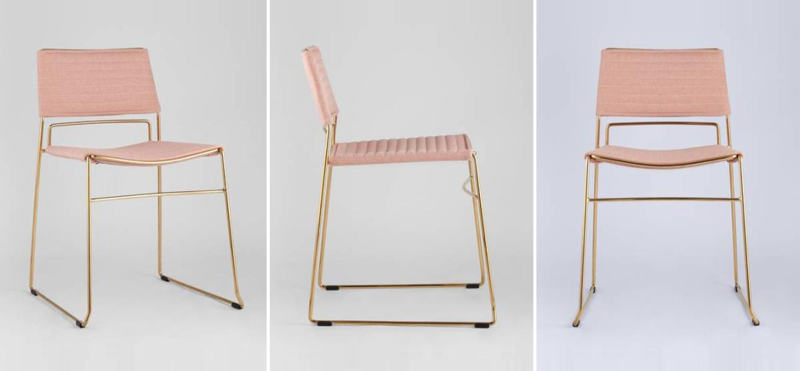 Стул Samuel Chair Розовый