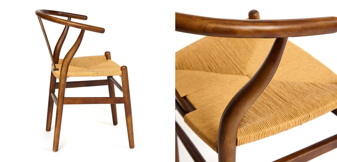 Стул Scandinavian Hand Weaving Elm ручное плетение