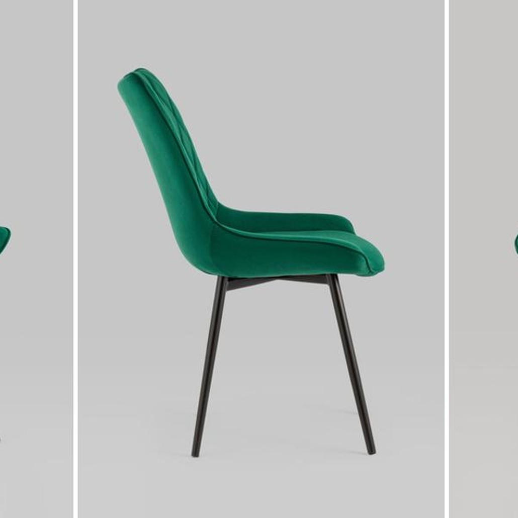 Стул Seoul S Chair Изумрудно-Зеленый Велюр