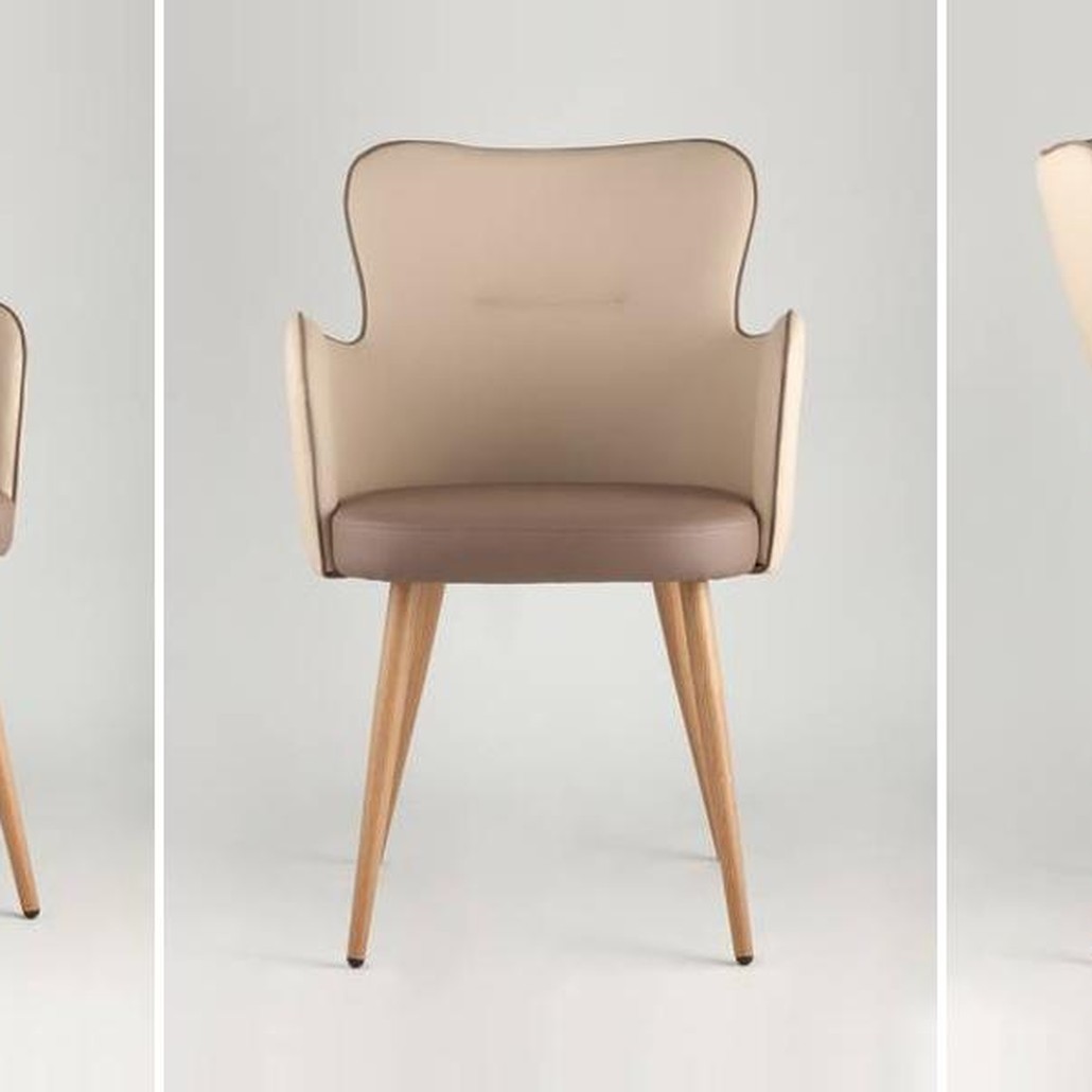 Стул Space Chair Бежевая Экокожа