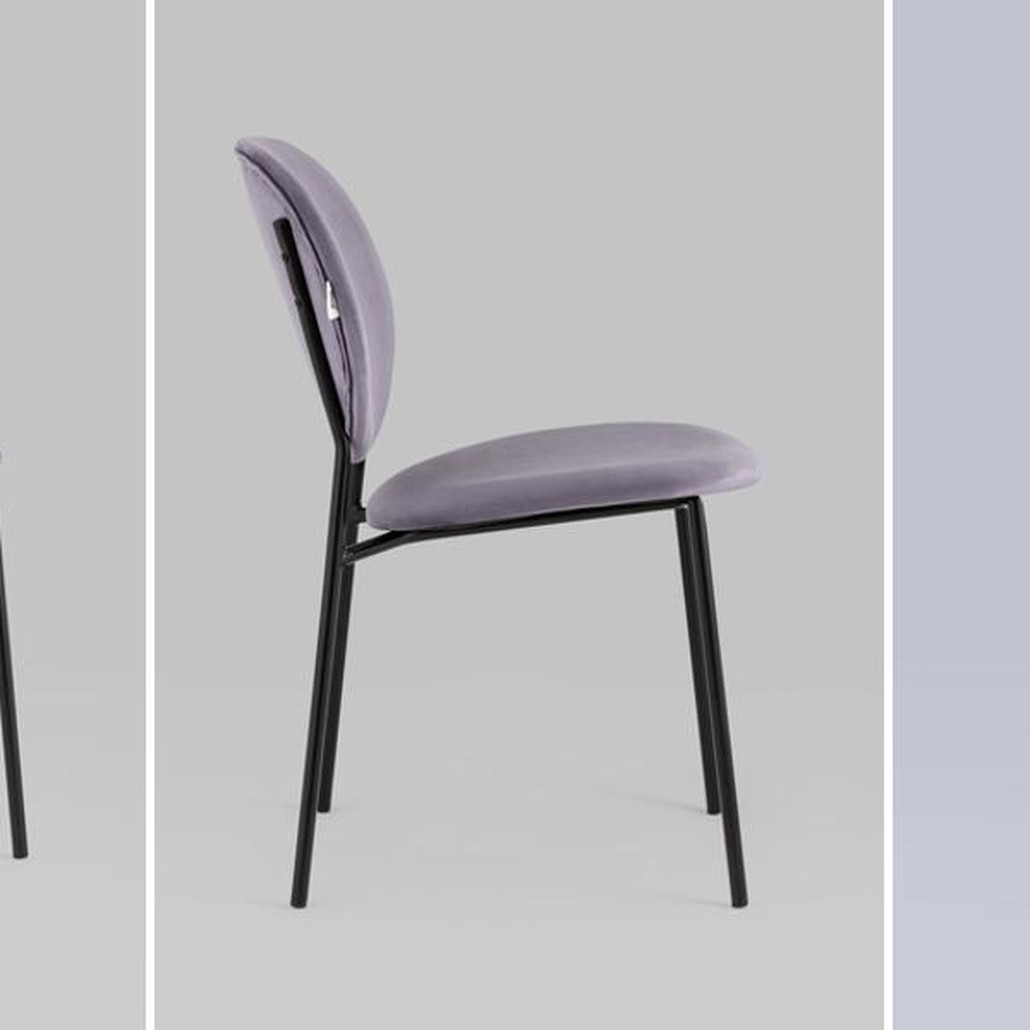 Стул Stanley Chair Пыльно-Сиреневый Велюр