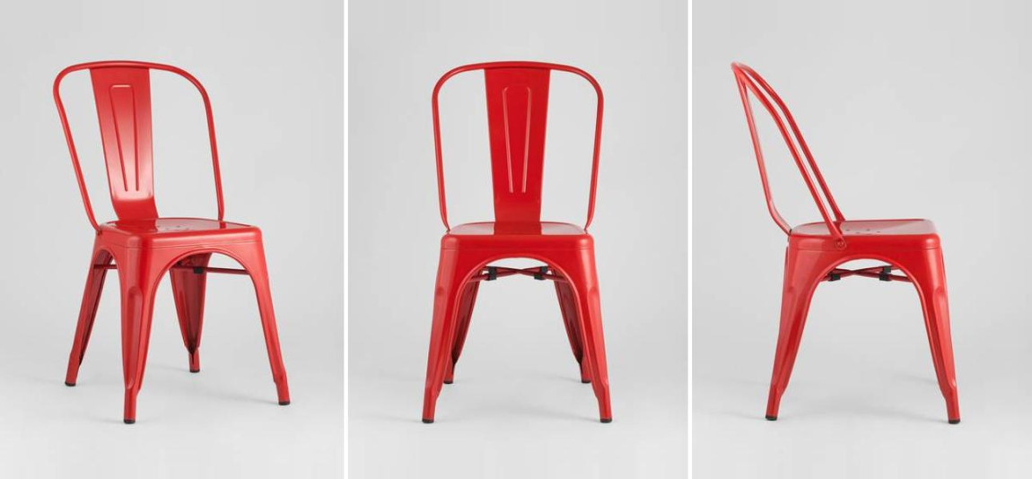 Стул TOLIX Красный Металл
