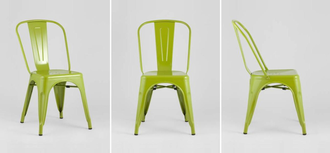 Стул TOLIX Металл Цвет Лайм Глянцевый
