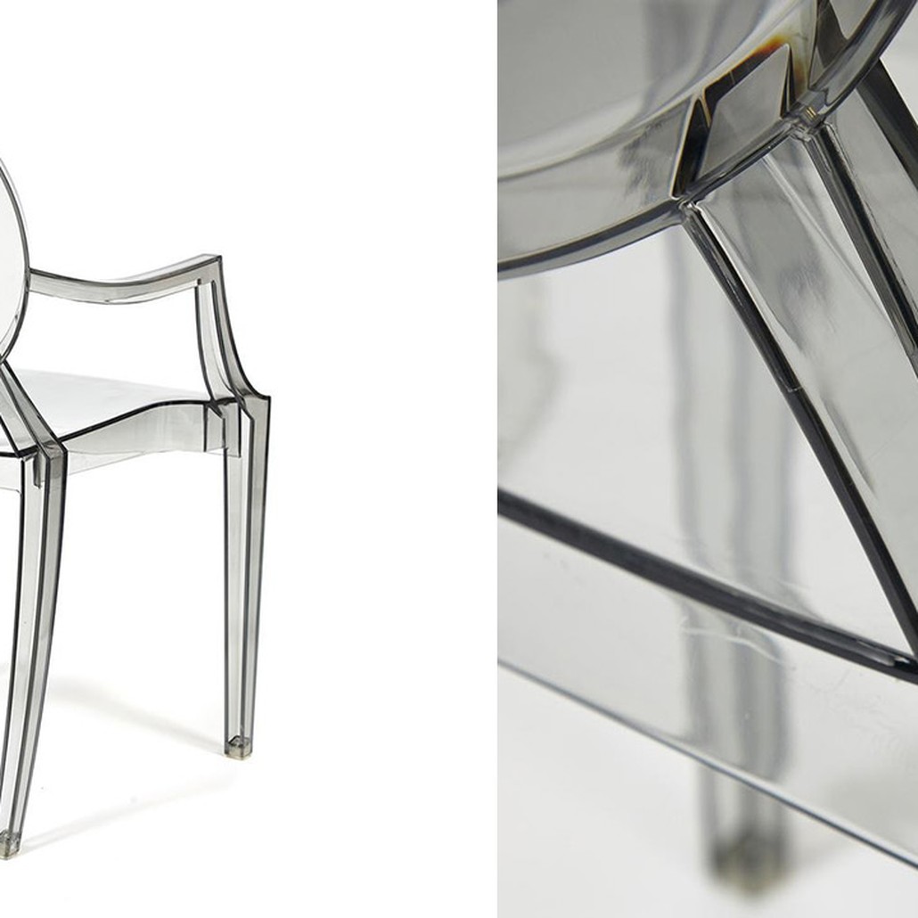 Стул Transparent Chair серый