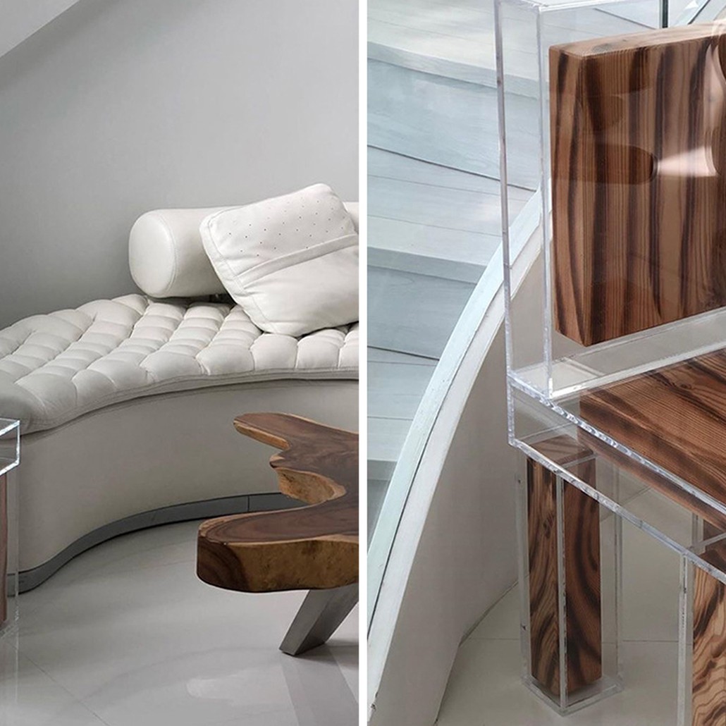 Стул Transparent Wood Chair