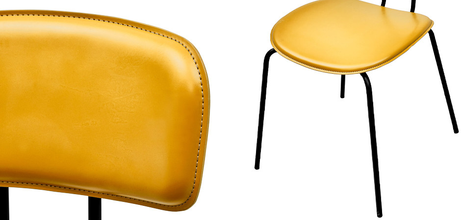 Стул Tyler Loft Stool yellow
