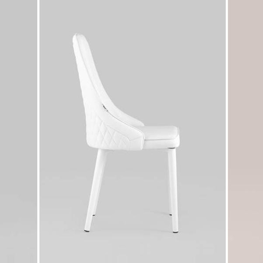 Стул Versailles Chair Белая Экокожа