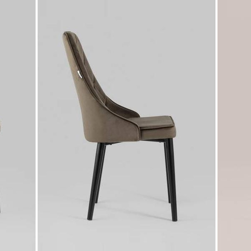 Стул Versailles Chair Коричневый Велюр