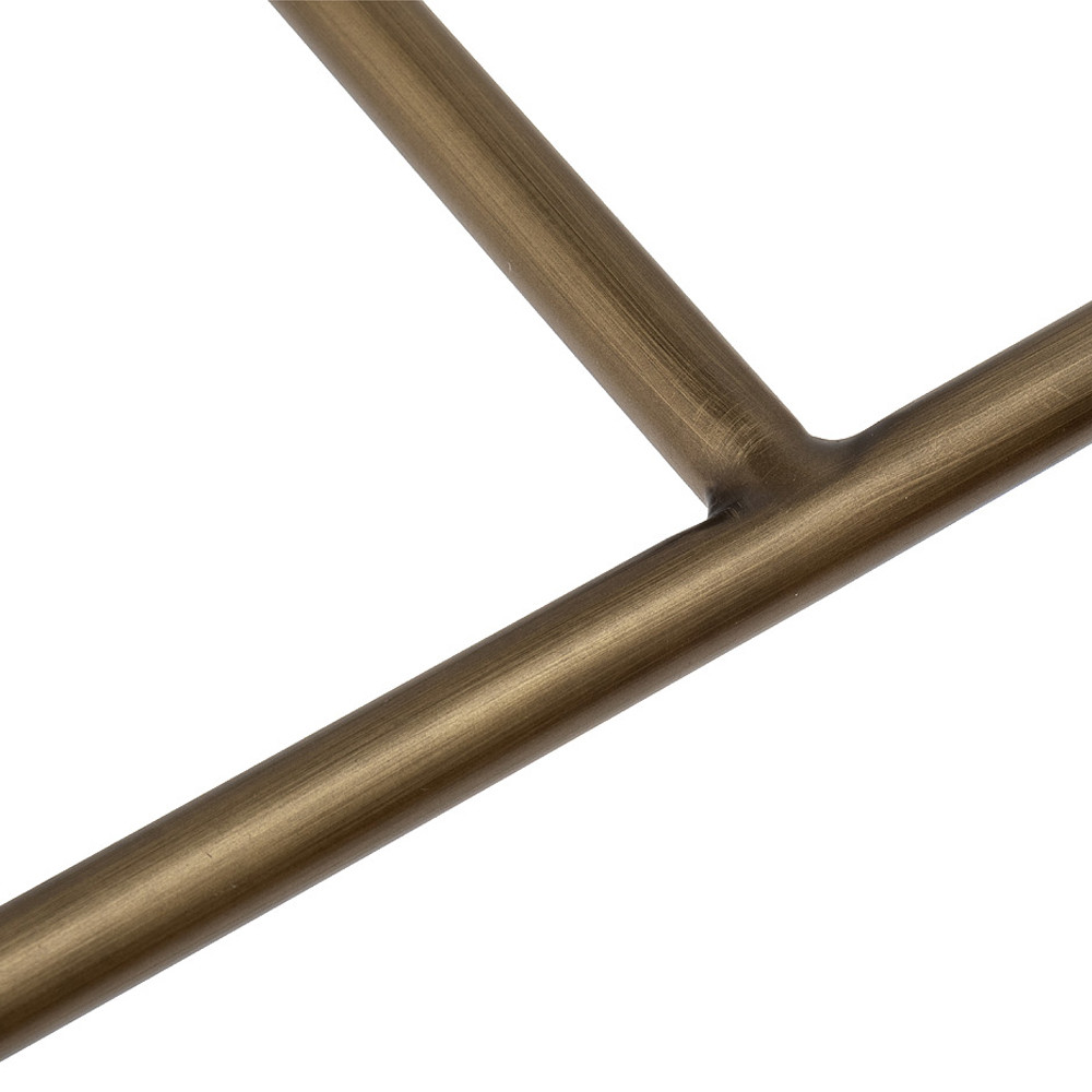 Стул барный с терракотовой обивкой из экокожи Spectacular High Chair