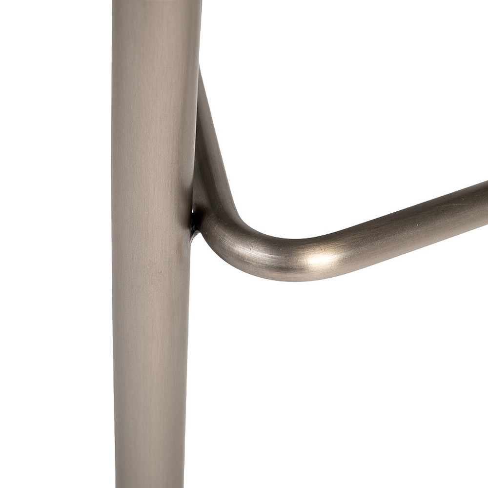 Стул барный серый с обивкой из экокожи Special Support