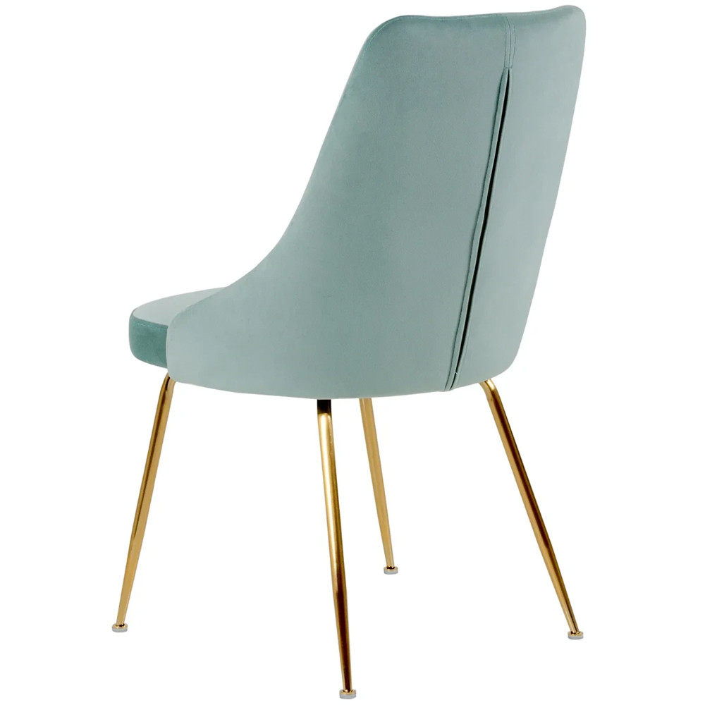 Стул в мятной велюровой обивке Ward Mint Velour Chair
