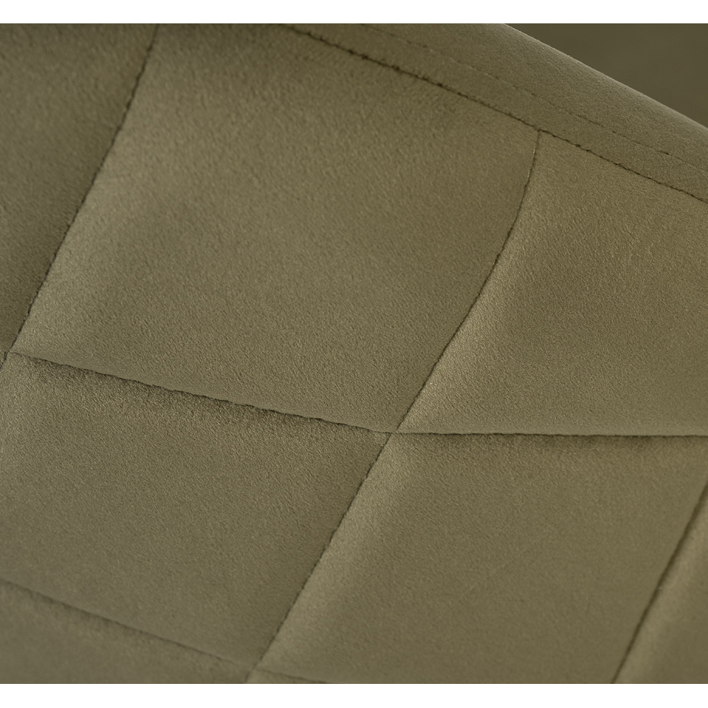 Стул велюровый хаки на золотистых металлических ножках Vendramin Chair