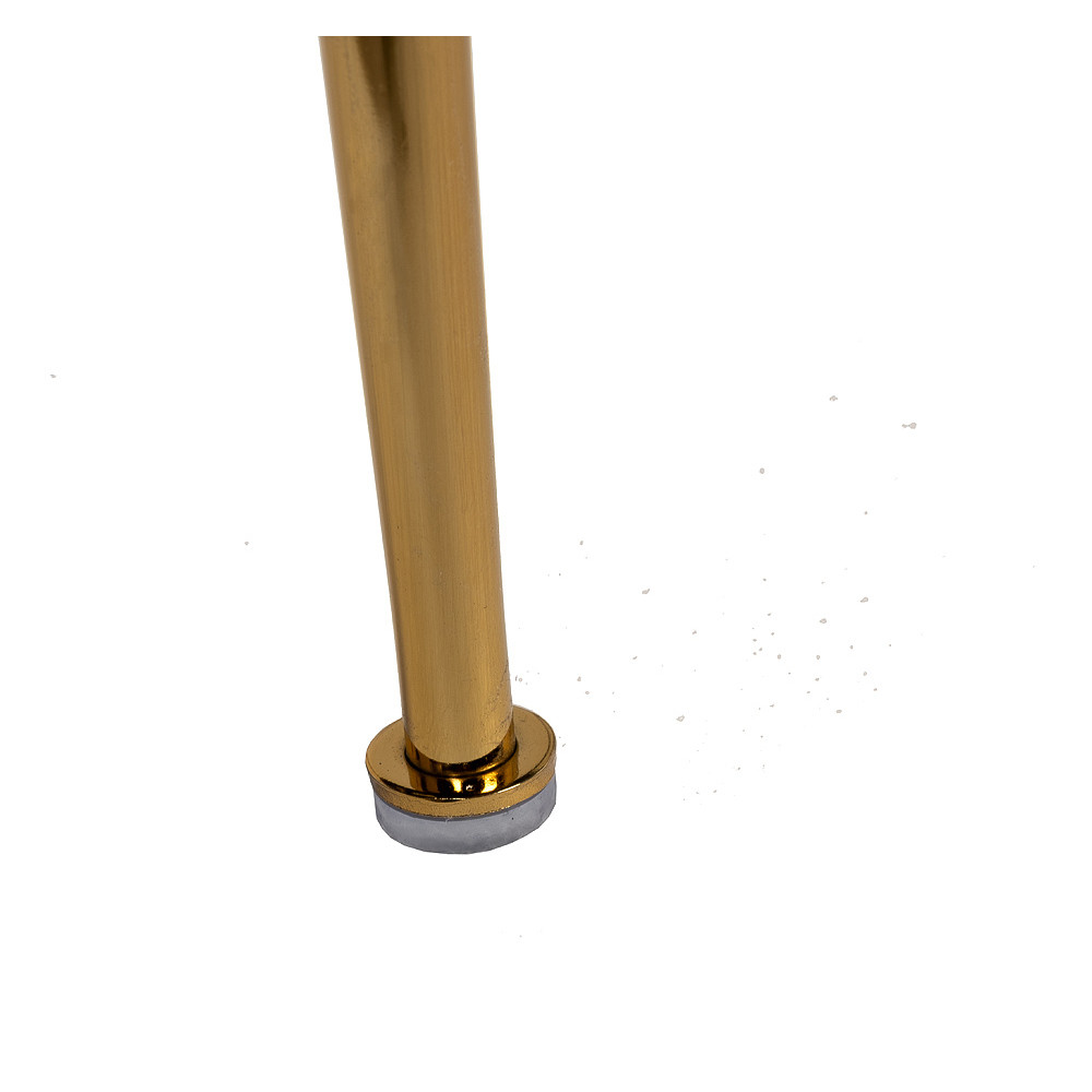 Стул велюровый хаки на золотистых металлических ножках Vendramin Chair