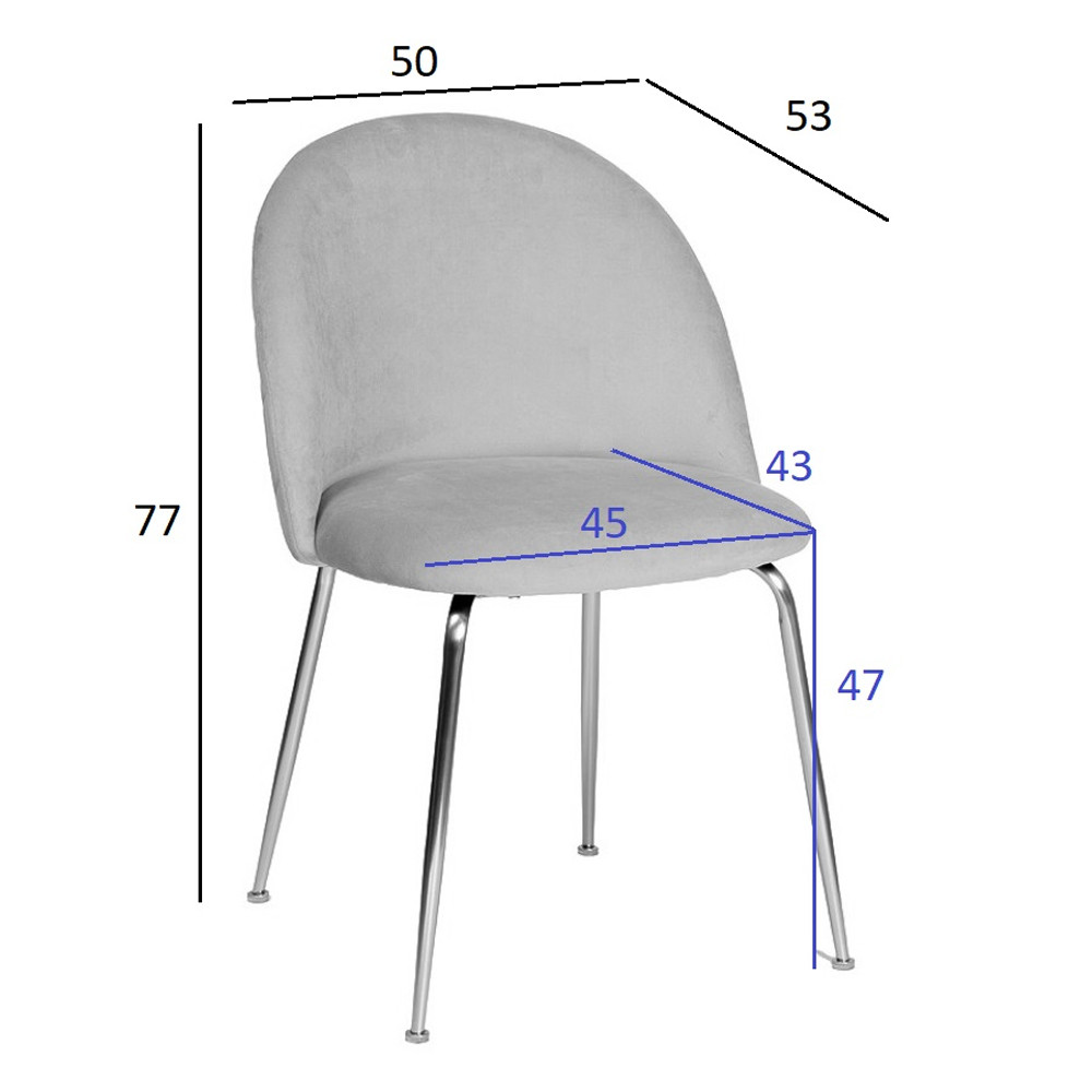 Стул велюровый хаки на золотистых металлических ножках Vendramin Chair