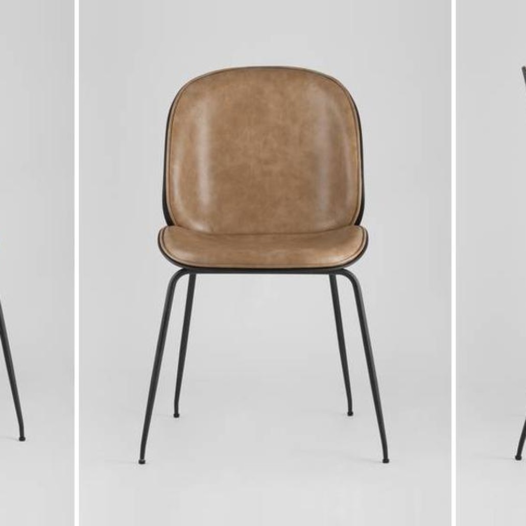 Стул Винтажная Коричневая Экокожа Vendramin Chair