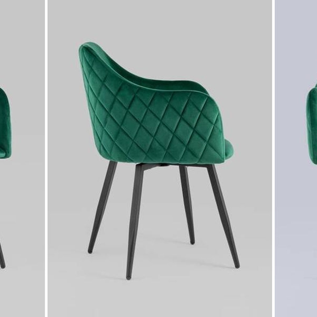 Стул Вращающийся Nika Chair Цвет Изумрудный Зеленый