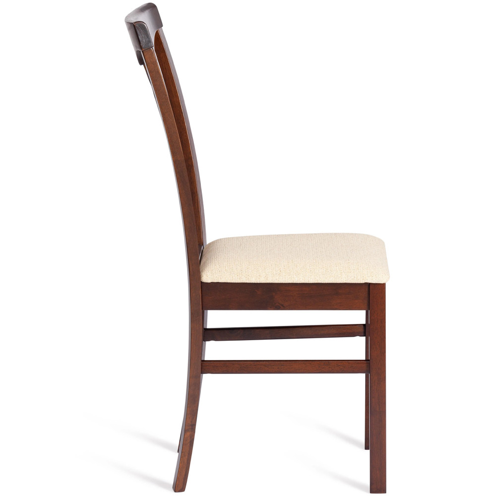 Стул деревянный с узором ручной работы Espresso