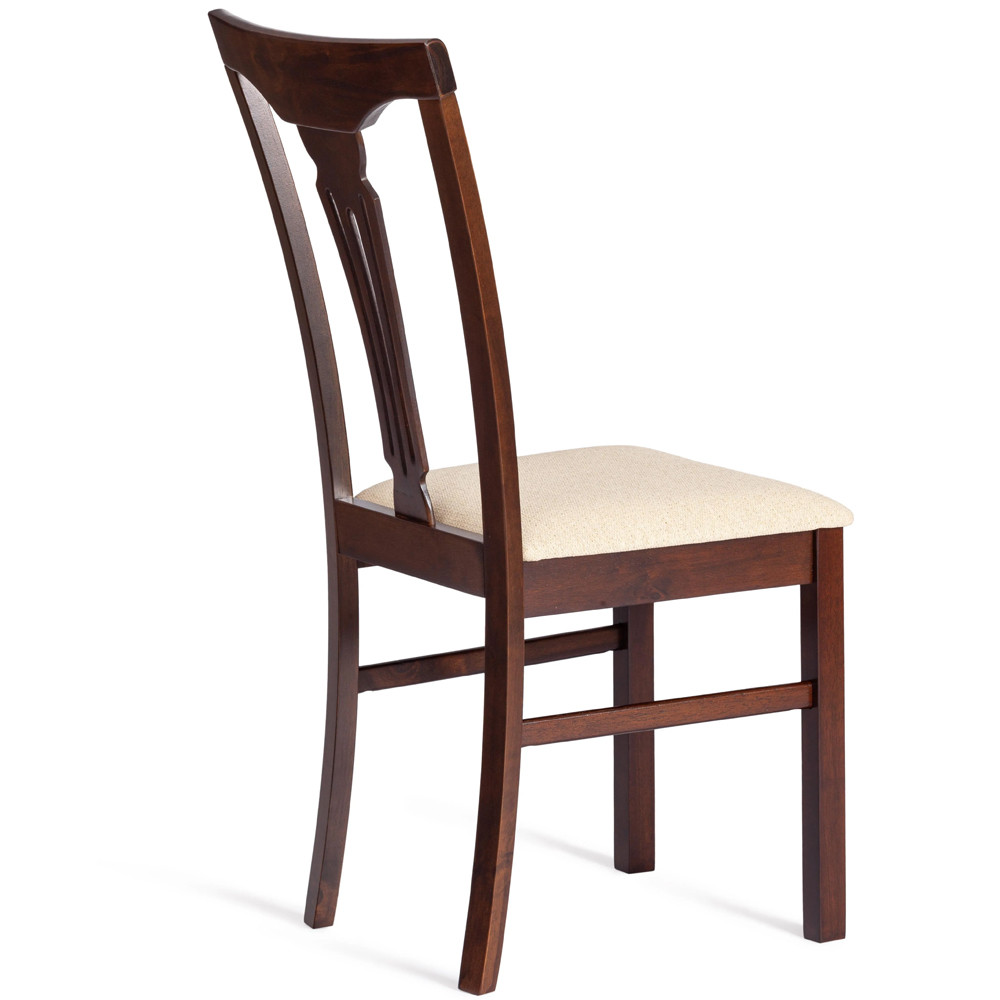 Стул деревянный с узором ручной работы Espresso