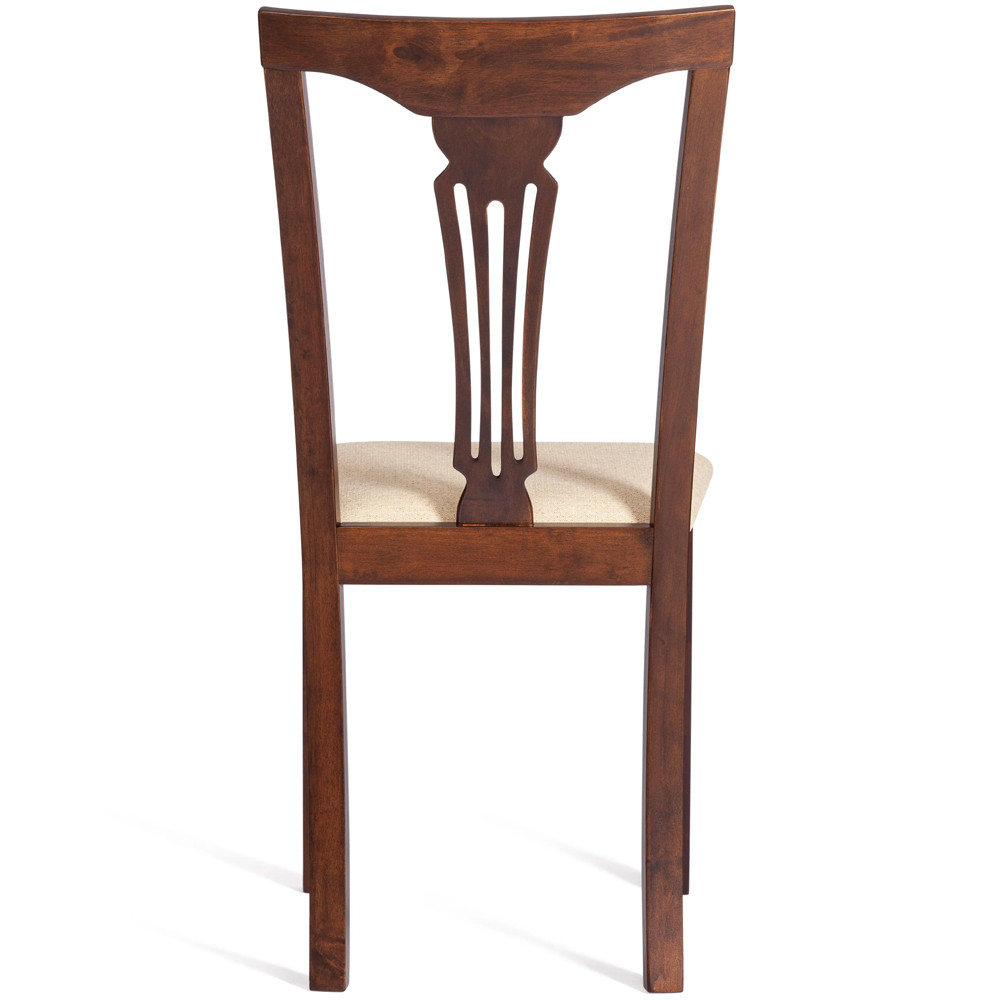 Стул деревянный с узором ручной работы Espresso