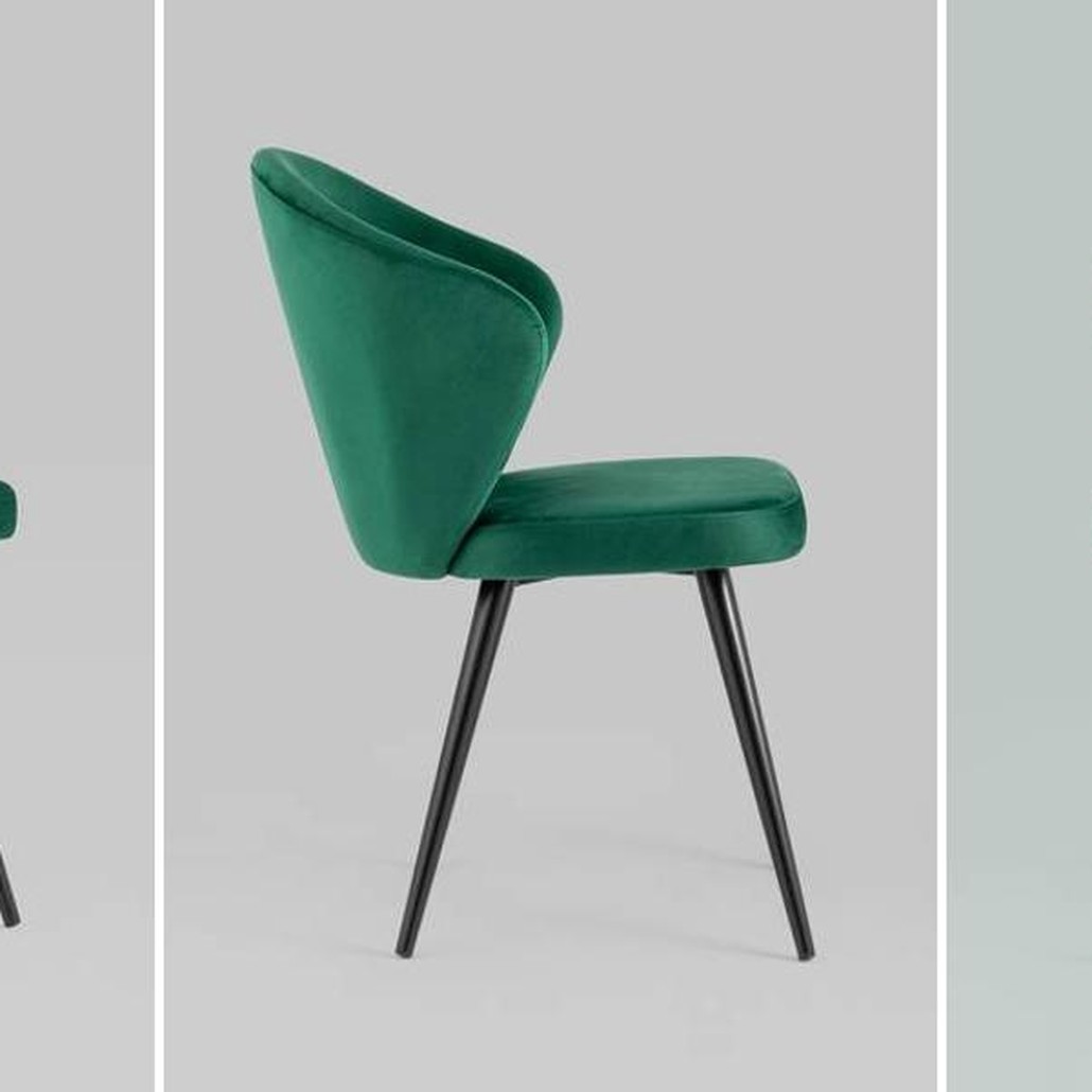 Стул Зеленый Бархат Volante Chair
