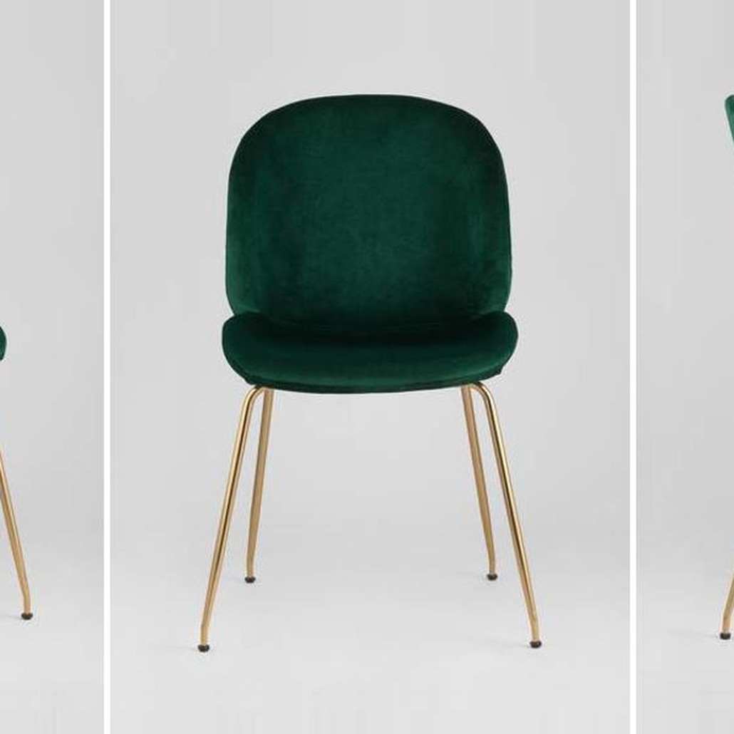 Стул Зеленый Велюр Vendramin Chair