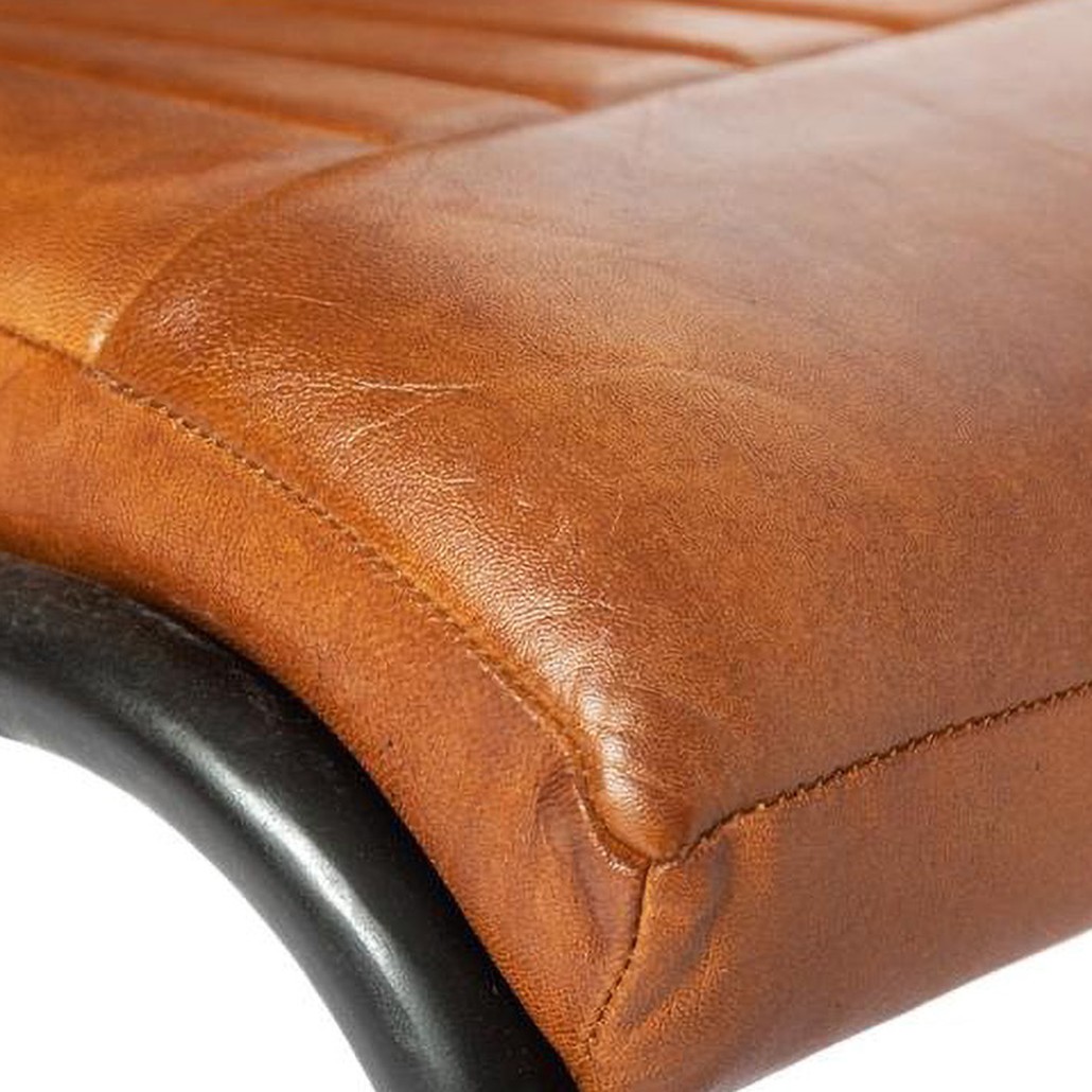 Стул из кожи буйвола Industrial leather chair