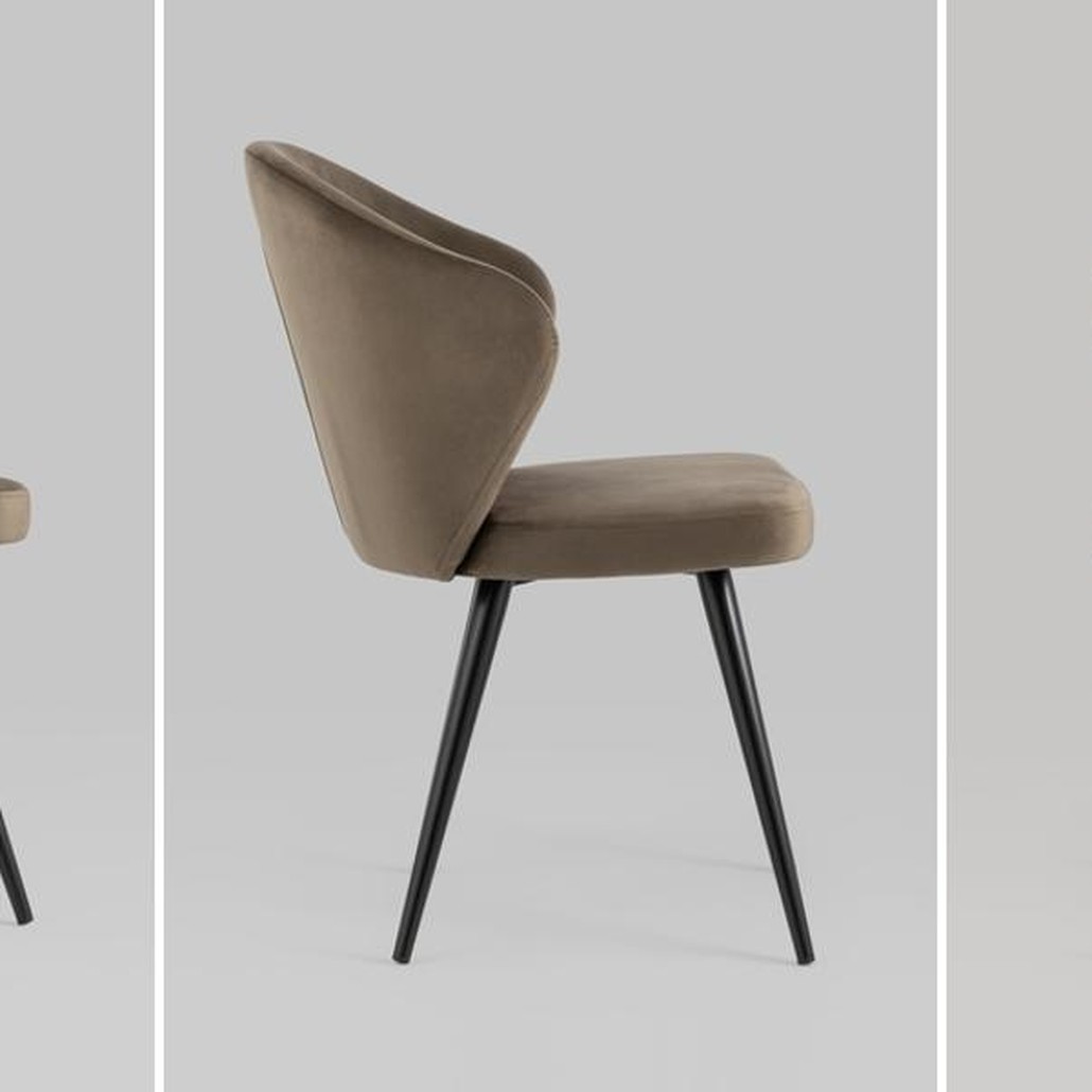 Стул Коричневый Бархат Volante Chair