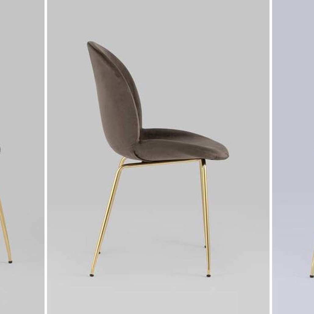 Стул Коричневый Велюр Vendramin Chair