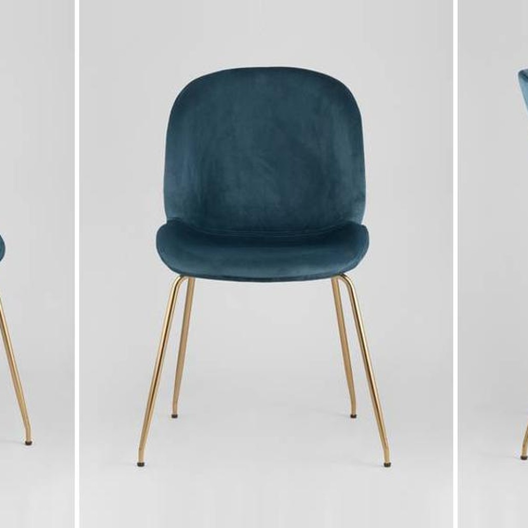 Стул Маренго Синий Велюр Vendramin Chair