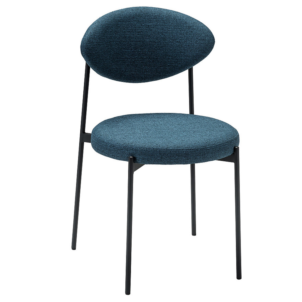 Стул металлический с мягкой спинкой и сиденьем Alfie Chair