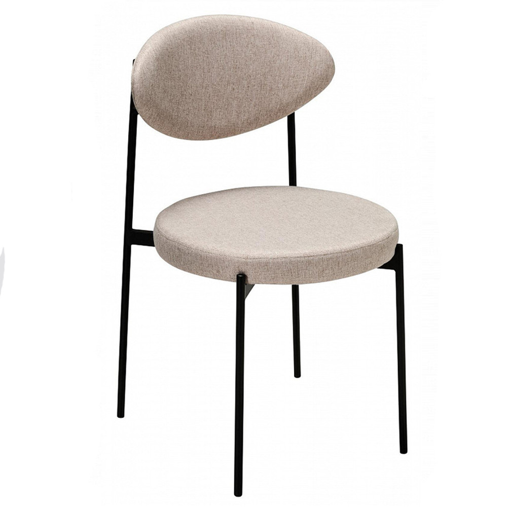 Стул металлический с мягкой спинкой и сиденьем Alfie Chair