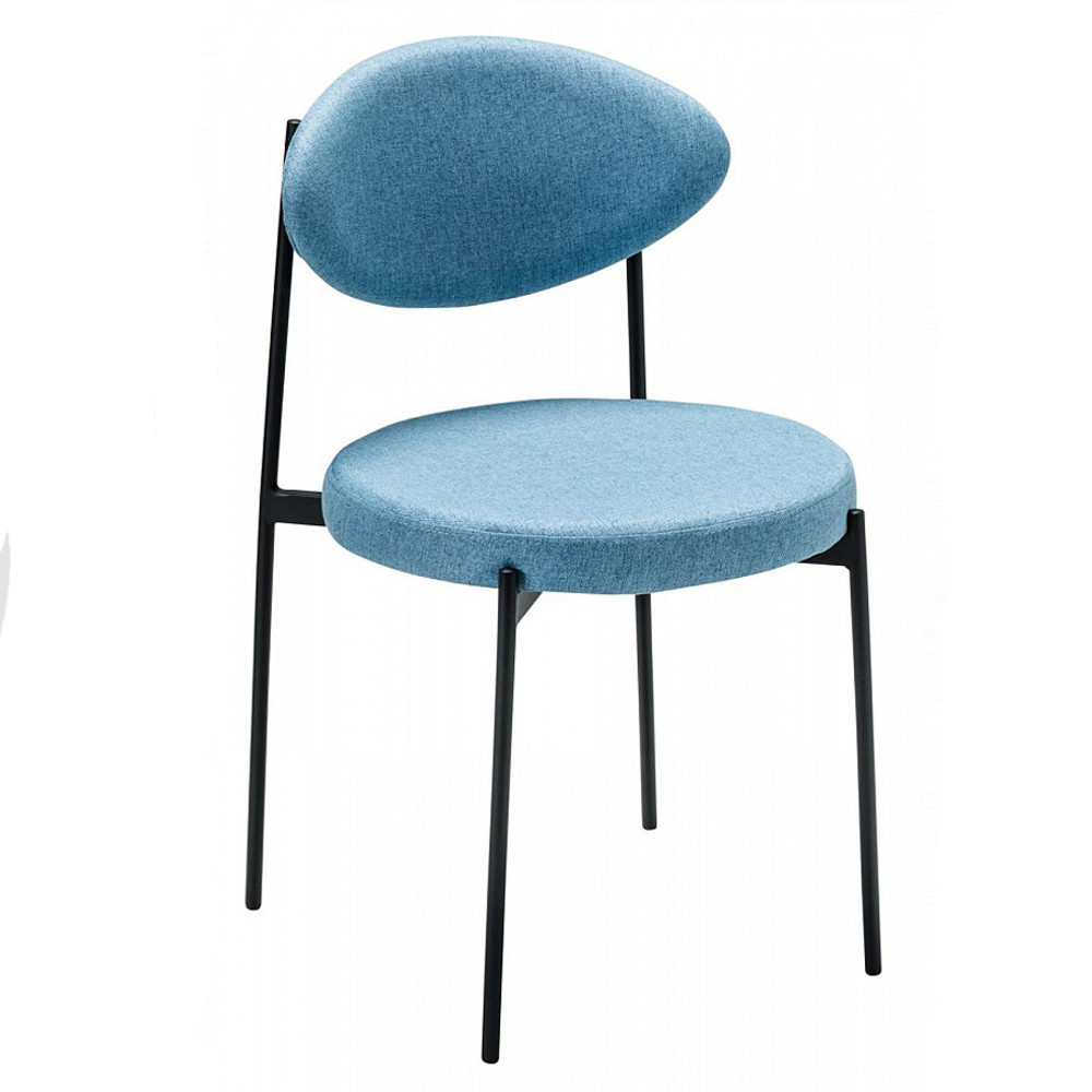 Стул металлический с мягкой спинкой и сиденьем Alfie Chair